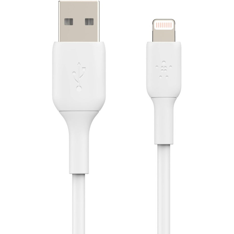 Belkin BoostCharge Lightning to USB-A Cable (3 meter / 9.9 foot, White) - CAA001bt3MWH