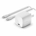 Belkin BoostCharge 30W USB-C GaN Wall Charger (USB-C Cable included) - Power Adapter - WCH001dq1MWH-B6