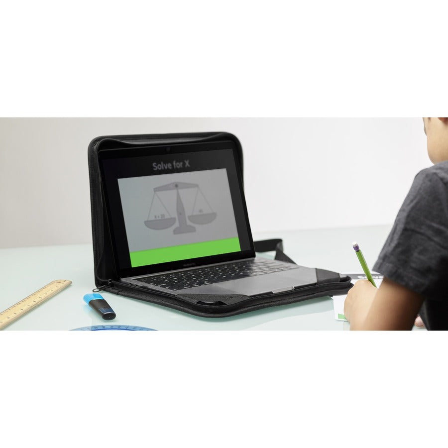 Belkin Always-On Laptop Sleeve Case Compatible with 11 inch to 12 inch Laptop, Tablet, ChromeBook, iPad and MacBook for Device Protection with Two Pockets - EDA003
