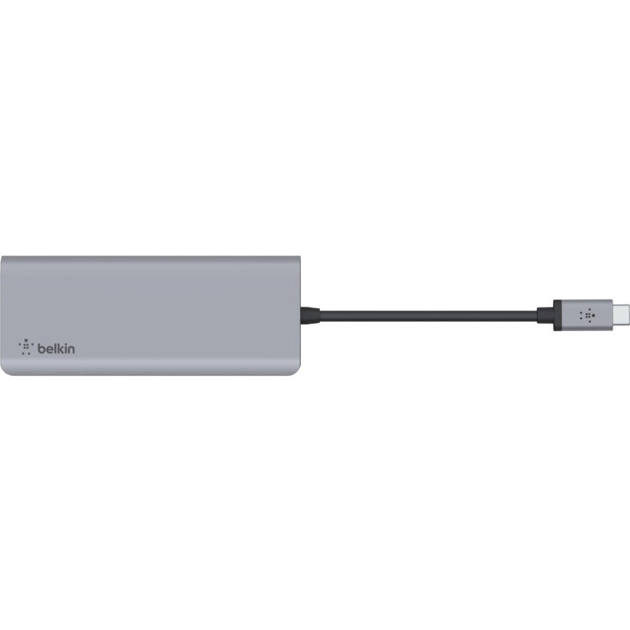 Belkin USB-C 7-in-1 Multiport Adapter, Laptop Docking Station, 2x USB-A 3.1 Gen 2, 4k HDMI 2.0, 100W Power Delivery 3.0 - PVC003btSGY