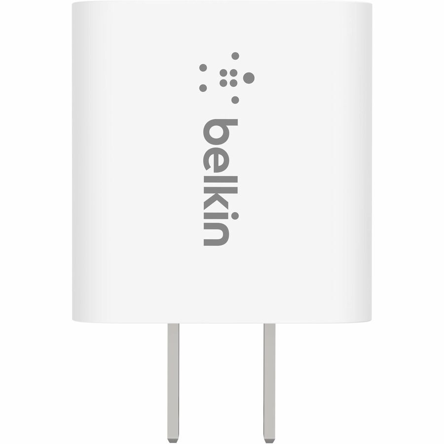 Belkin 20W Portable USB-C Wall Charger - 1xUSB-C (20W) - Fast Charge - Power Adapter - White - BBC005-WH