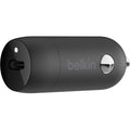 Belkin Boost&uarr;Charge&trade; 30W Fast Car Charger, Compact Design w/USB-C Power Delivery Port, Universal Compatibility for iPhone 14, Galaxy S23, Note Series, and More - Black - CCA004btBK