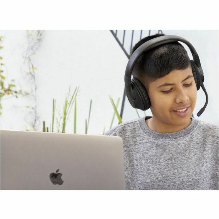 Belkin Wireless Over-Ear Headset for Kids with Mic - On-Ear Earphones for iPhone, iPad, Fire Tablet & More - Black - AUD006btBLK