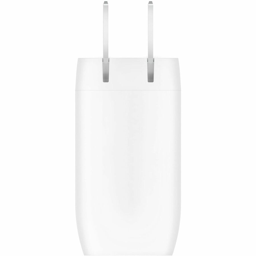 Belkin Dual USB-C Wall Charger w/PPS 60W for Apple iPhone, Galaxy, Google - Compatible w/USB-C to Lightning & USB-C - WCB010dqWH