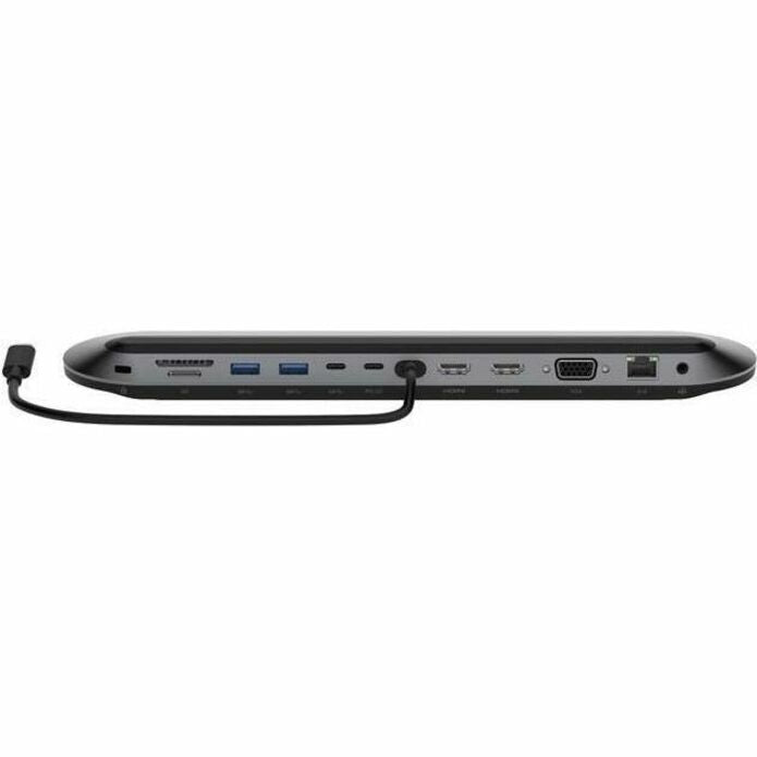 Belkin 11-in-1 Universal USB-C Docking Station - USB 3.2 - 10 Gbps - 100W - 2xHDMI, 1xVGA, 2xUSB-A, 1xUSB-C - Grey - INC014btSGY