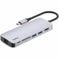 Belkin 6-Port USB-C Hub - USB-C to 2xUSB-A, 1xUSB-C, 1xEthernet, 1x8K HDMI, 1xSD Reader - Docking Station - Grey - AVC008fqSGY-V2