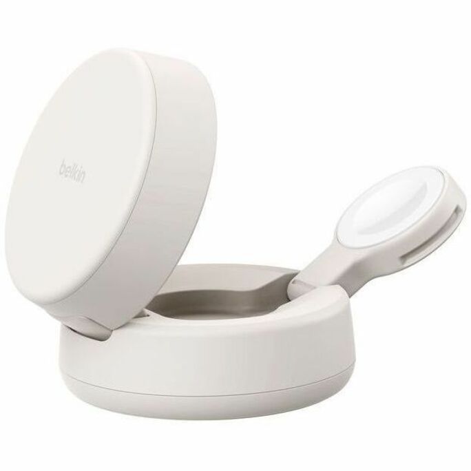 Belkin UltraCharge Pro 2-in-1 Convertible Magnetic Charger with Qi2 25W, Sand - WIZ043ttSD