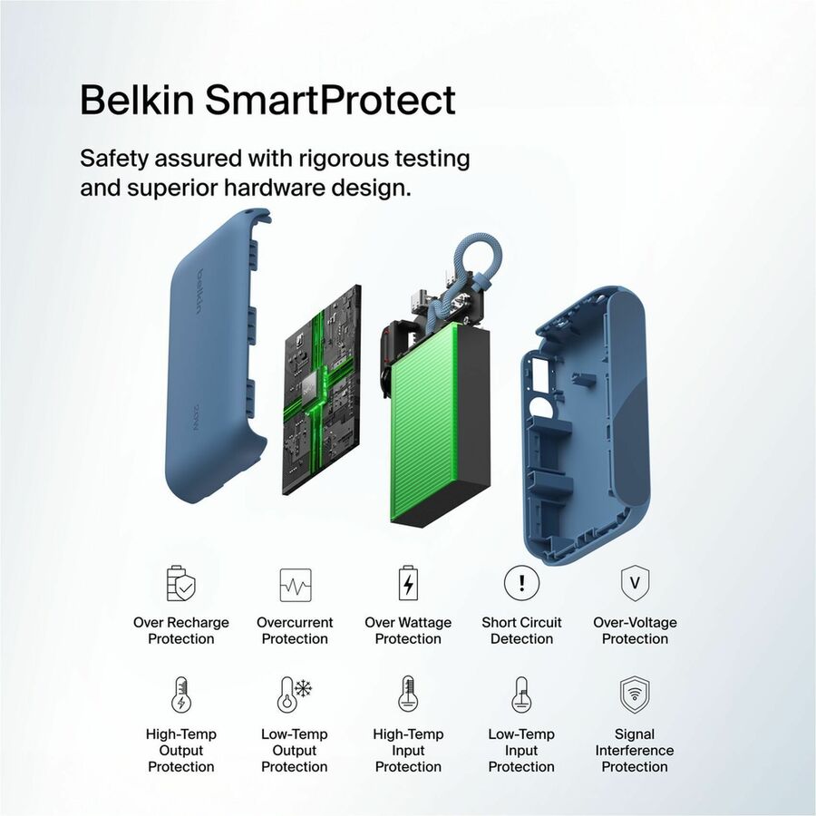 Belkin BoostCharge Power Bank 10K with Display - BPB027fqBL