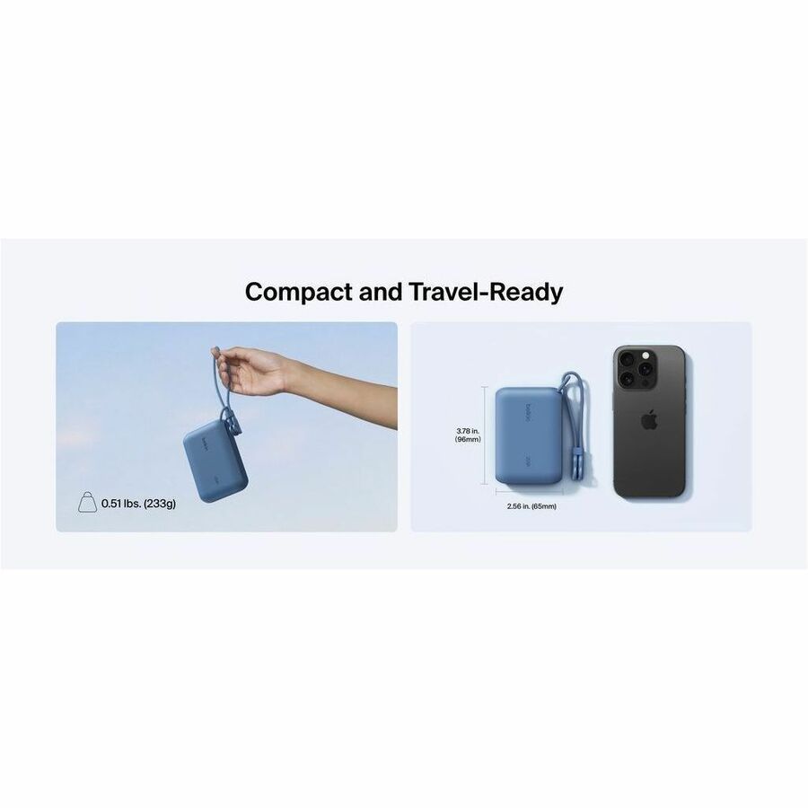 Belkin BoostCharge Power Bank 10K with Display - BPB027fqBL
