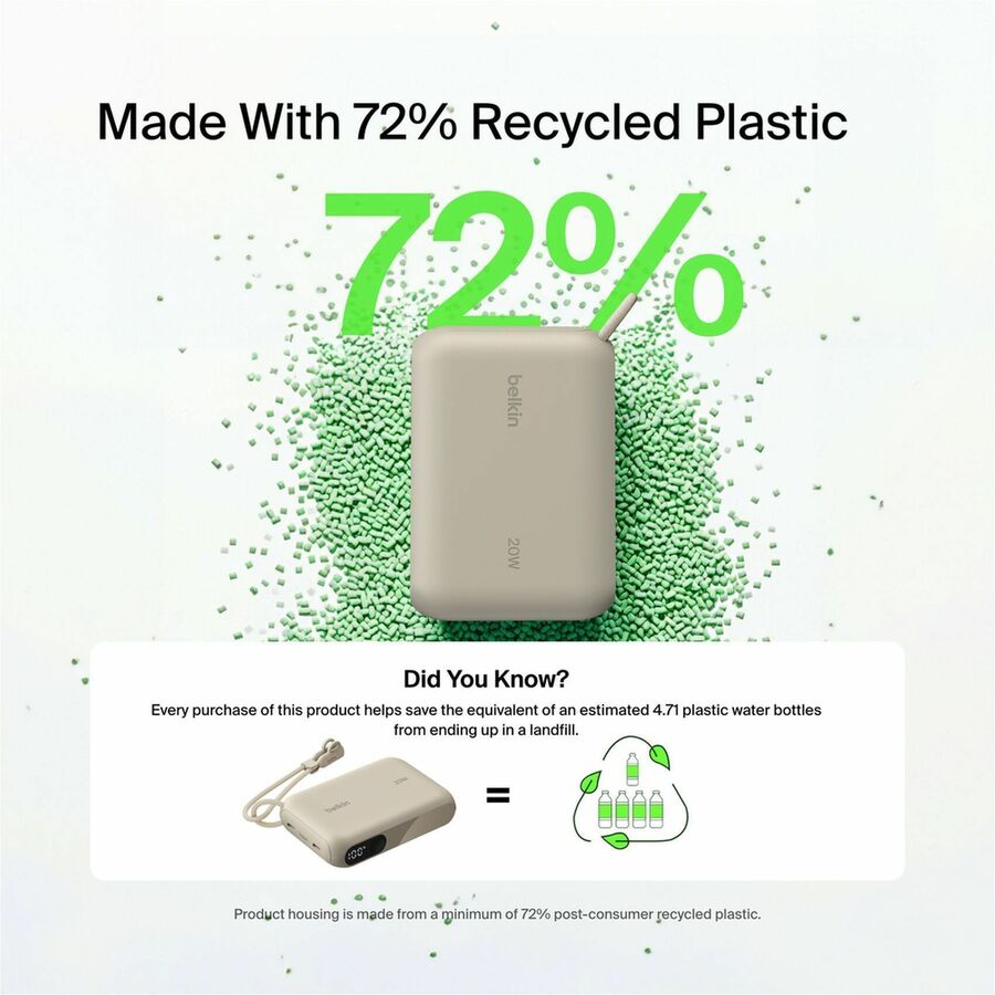 Belkin BoostCharge Power Bank 10K with Display - BPB027fqSD
