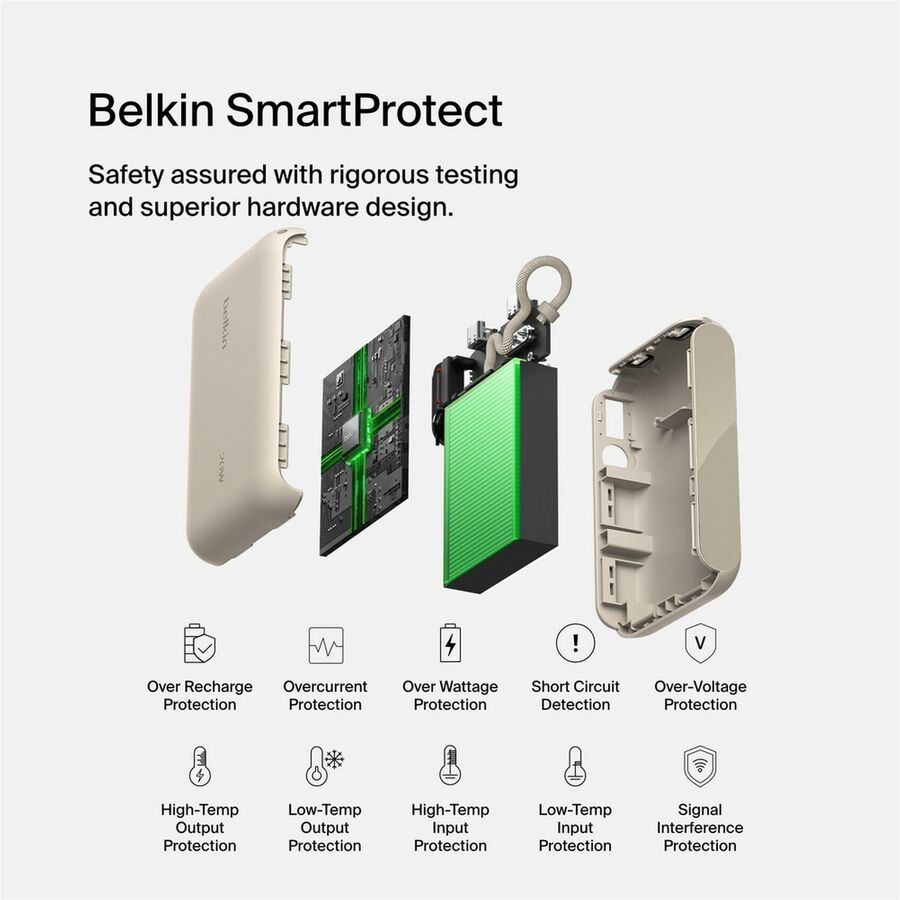 Belkin BoostCharge Power Bank 10K with Display - BPB027fqSD