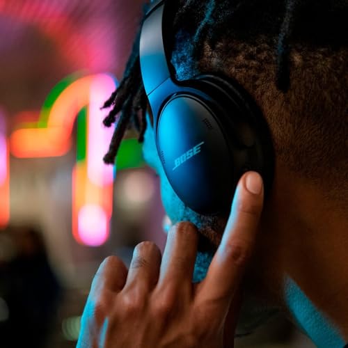 Bose QuietComfort 45 Wireless Noise Cancelling Over-the-Ear Headphones ƒ?? Black ƒ?? 866724-0100