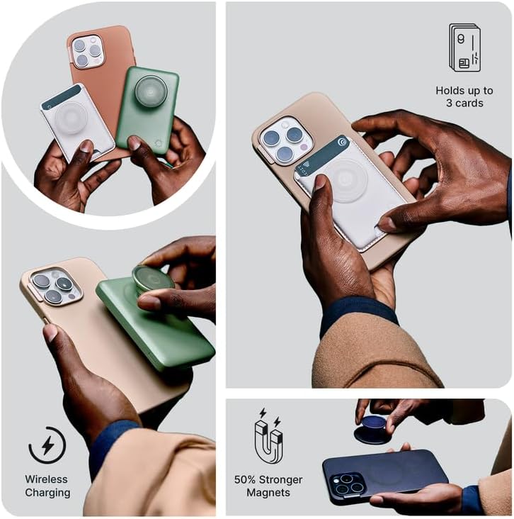 PopSockets iPhone 14 Pro Max Phone Case w/MagSafe- Albalone