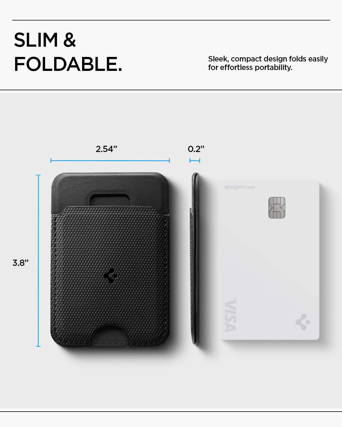 Spigen Slim Fold MagSafe Wallet Stand