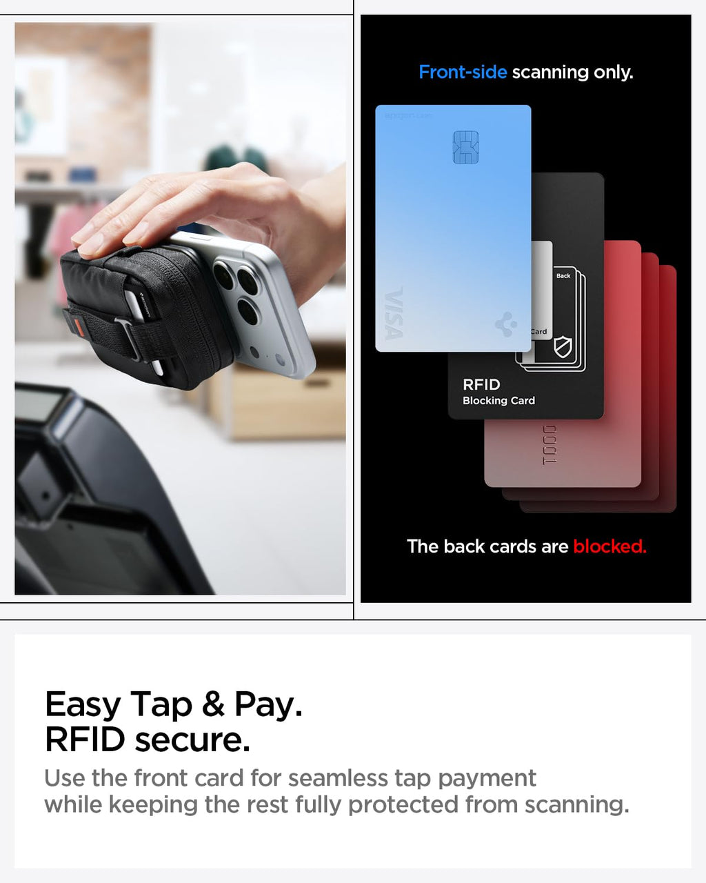 Spigen TintapZip MagFit Magnetic Phone Wallet Pouch