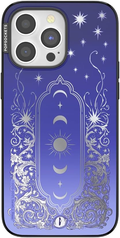 PopSockets iPhone 15 Pro Max Phone Case with MagSafe, Wireless Charging Compatible, Bookish - Mirror Curse Breaker