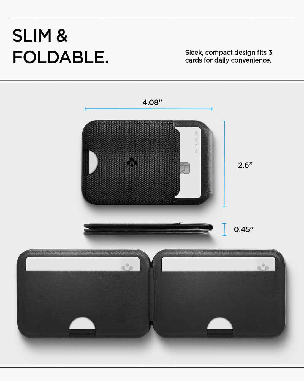 Spigen Slim Fold MagSafe Wallet Stand