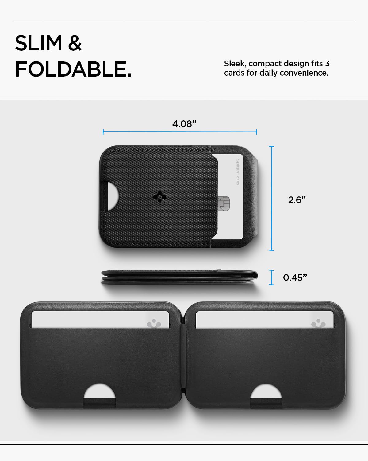 Spigen Slim Fold MagSafe Wallet Stand