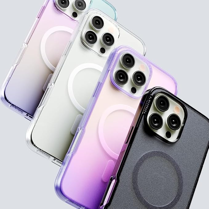 PopSockets iPhone 16 Phone Case with MagSafe- Clear | Magnetic, Wireless Charging, Camera & Drop Protection, Clear, Translucent, iPad, Removable, Popper