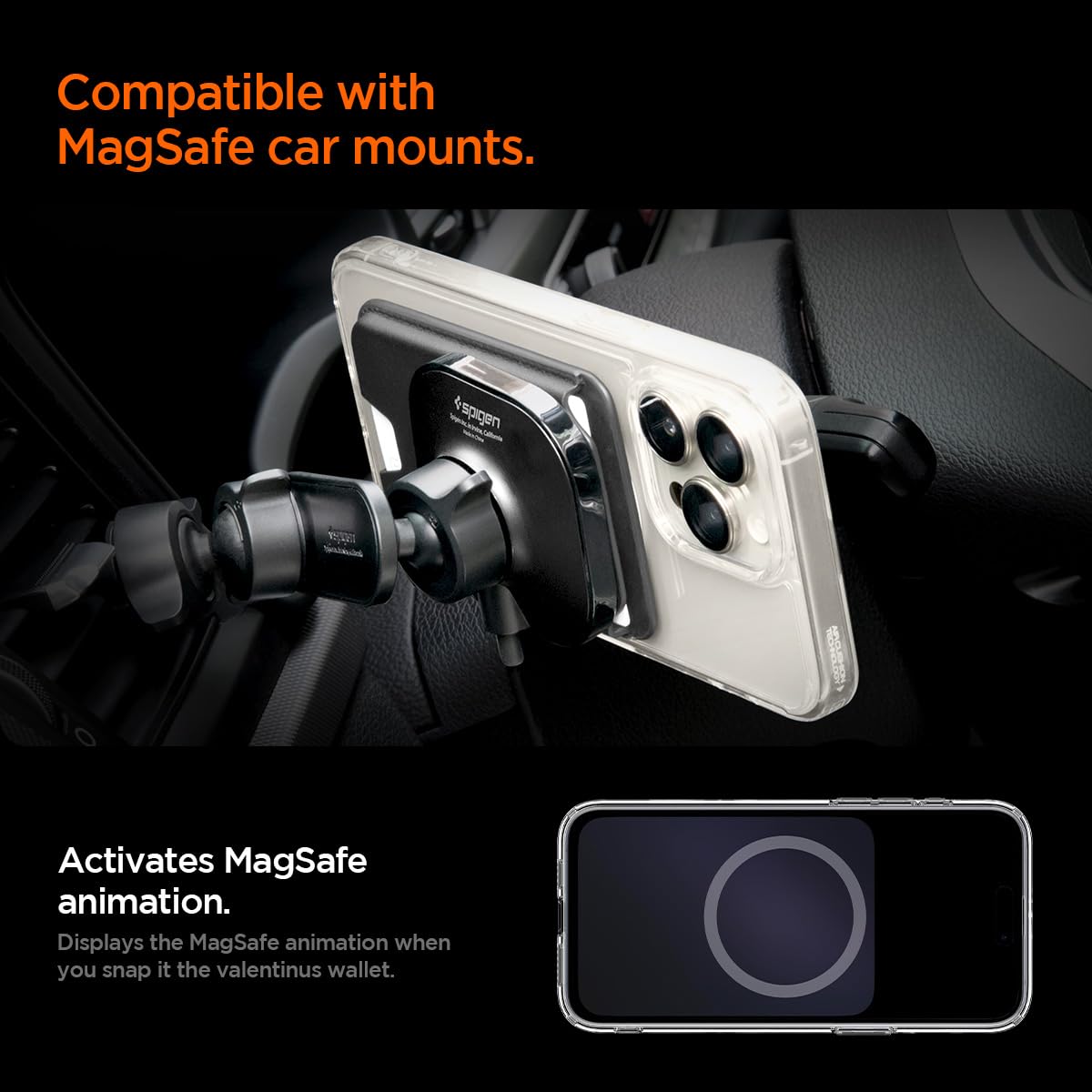 Spigen MagSafe Wallet – Valentinus MagFit+ (3-Card)