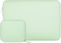 MOSISO Laptop Case 13 inch, 13 inch Laptop Sleeve Bag Compatible with MacBook Air 13 M4 M3 M2 M1 2025-2018 / Pro 13 M2 M1 2025-2016, Neoprene Computer Sleeve Bag with Small Case, Honeydew Green