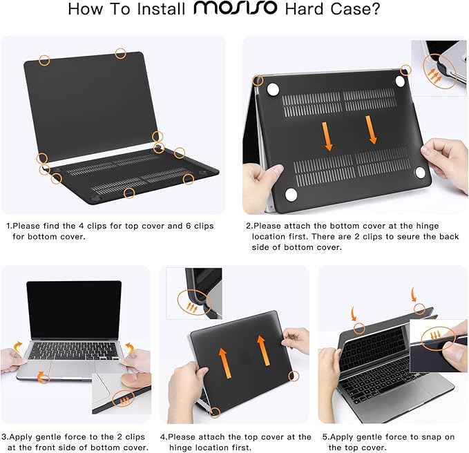 MOSISO Compatible with MacBook Air 13 inch Case 2025 2024 2023 2022 M4 A3240 M3 A3113 M2 A2681, Hard Shell&Sleeve Bag&Keyboard Skin&Webcam Cover&Screen Film for MacBook Air 13.6 inch, Sage Green