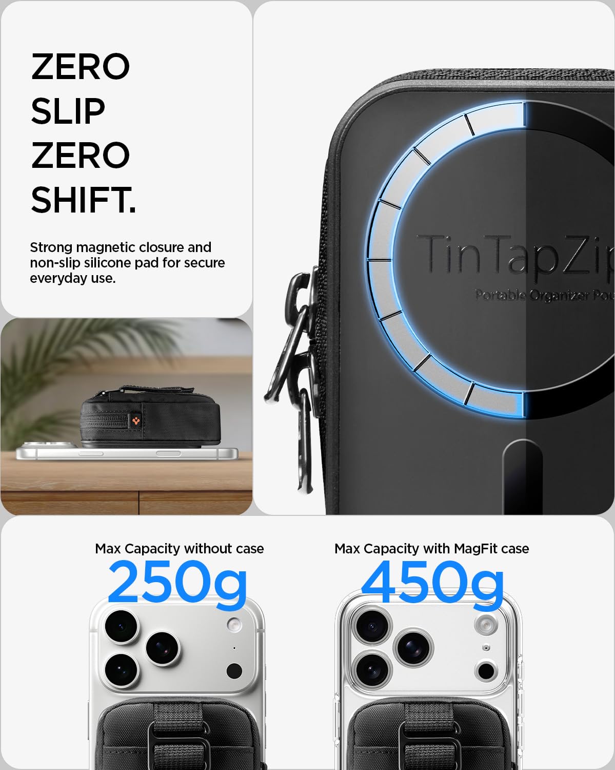 Spigen Tintap Zip 2 MagFit Magnetic Organizer Wallet