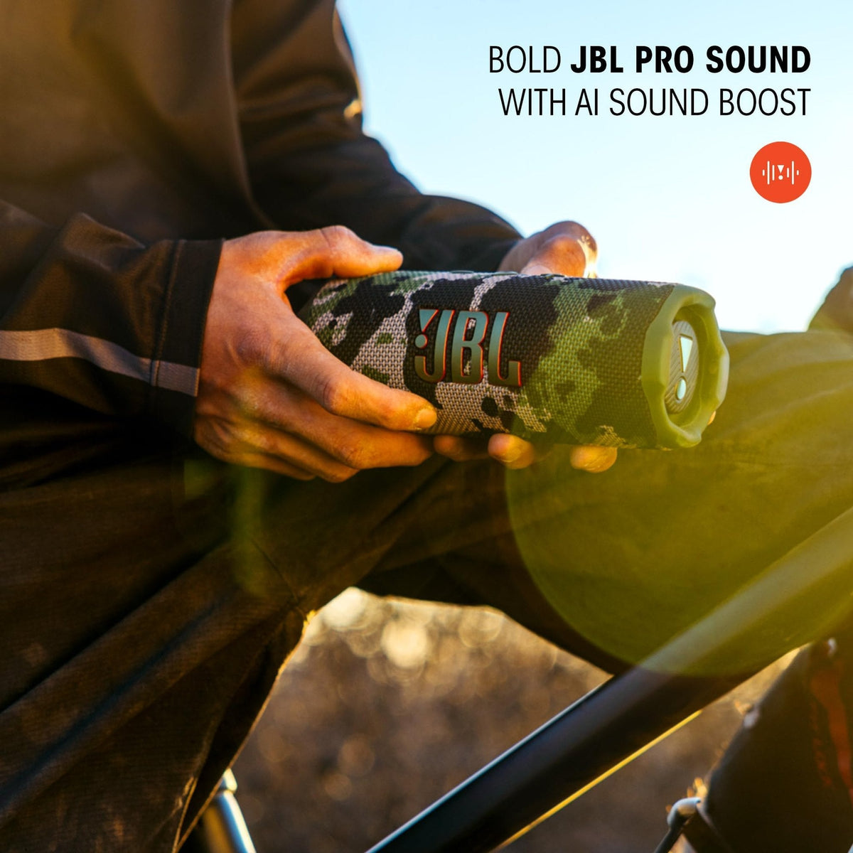 JBL Flip 7 - Portable Waterproof and Drop-Proof Speaker (Black)