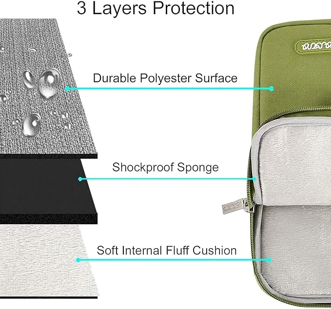 MOSISO Laptop Case 15 inch, 15 inch Laptop Sleeve Compatible with MacBook Air 15 M4 A3241 M3 A3114 M2 A2941 2025 2024 2023,Dell XPS 15,Polyester Vertical Computer Sleeve Bag with Pocket, Chartreuse