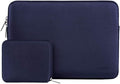 MOSISO Laptop Case 13 inch, 13 inch Laptop Sleeve Bag Compatible with MacBook Air 13 M4 M3 M2 M1 2025-2018 / Pro 13 M2 M1 2025-2016, Neoprene Computer Sleeve Bag with Small Case, Navy Blue
