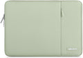 MOSISO Laptop Case 15 inch, 15 inch Laptop Sleeve Compatible with MacBook Air 15 M4 A3241 M3 A3114 M2 A2941 2025 2024 2023,Dell XPS 15,Polyester Vertical Computer Sleeve Bag with Pocket, Sage Green