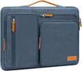 MOSISO 360 Protective Laptop Case 13.3 inch, 13-13.3 inch Laptop Sleeve Compatible with MacBook Air/Pro 13 / Pro 14,HP Dell Acer ASUS,Side Open Carrying Case with 4 Zipper Pockets&Handle, Haze Blue