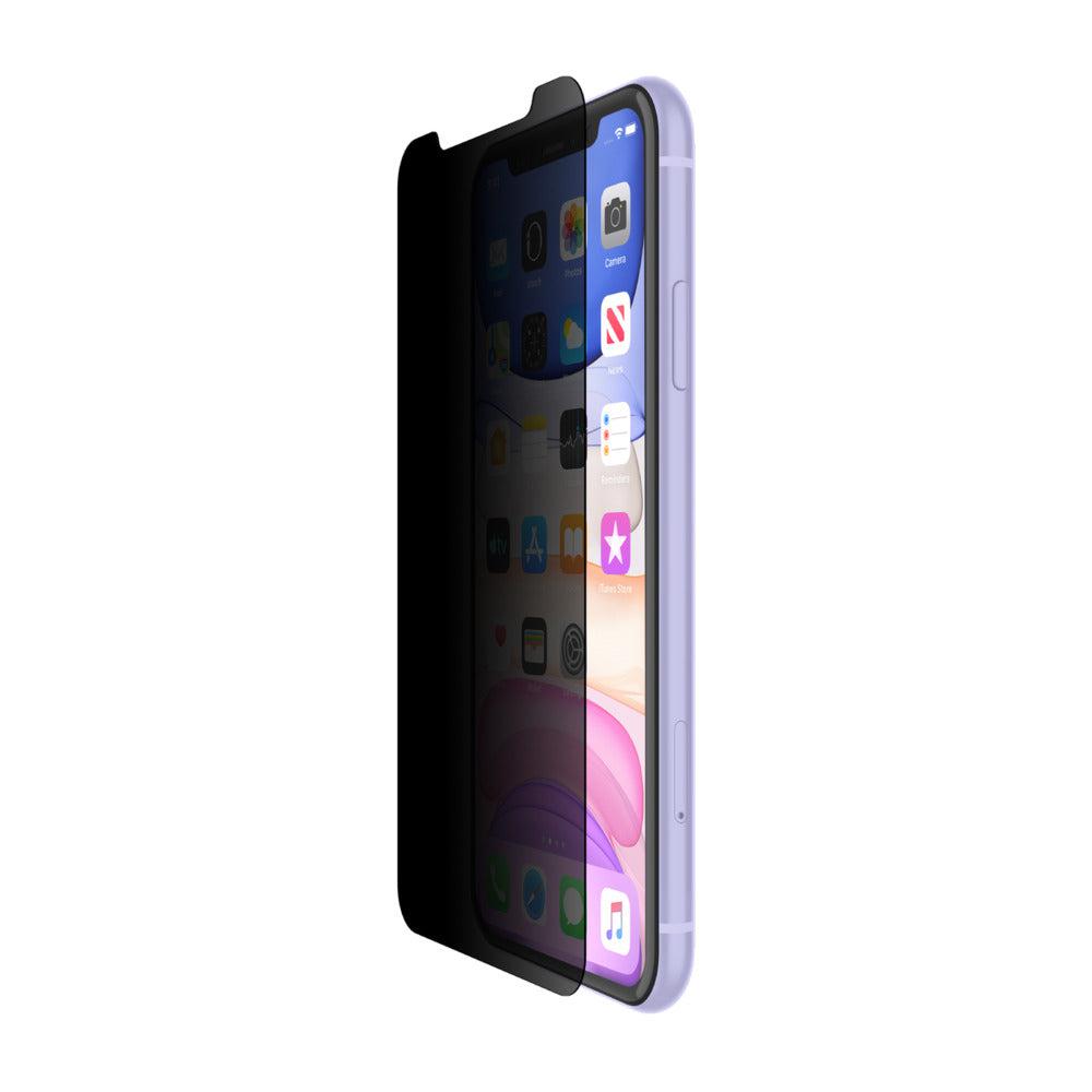 SCREENFORCE Series, 6.1", Compatible with Apple iPhone XR / iPhone 11, Privacy Filter, Portrait/Landscape Mode, 0.33 mm Thick