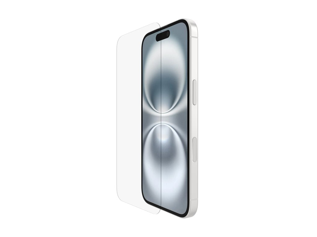 Belkin ScreenForce InvisiGlass - Screen protector for cellular phone - glass - for Apple iPhone 14 Pro, 15, 16 OVA171FQ