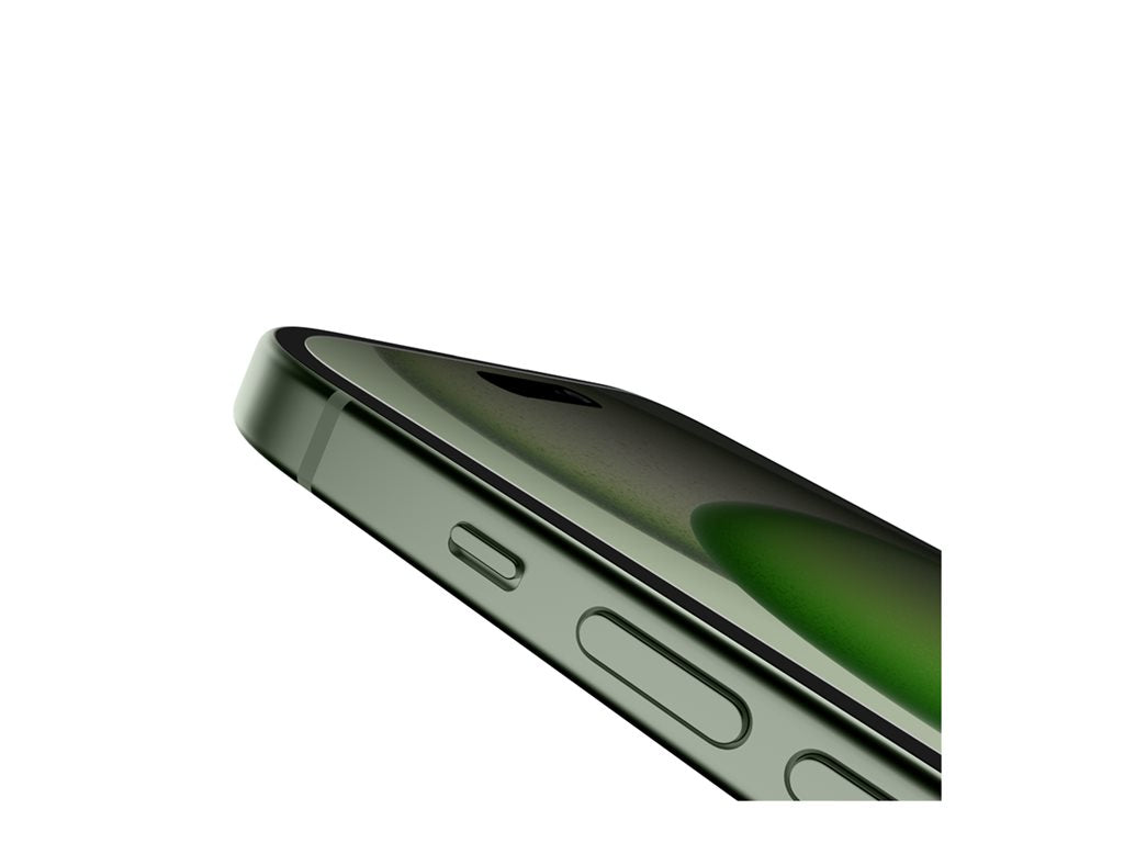 Belkin ScreenForce Pro - Screen protector for cellular phone - 2.5D - glass - with privacy filter - glass - for Apple iPhone OVA148ZZ