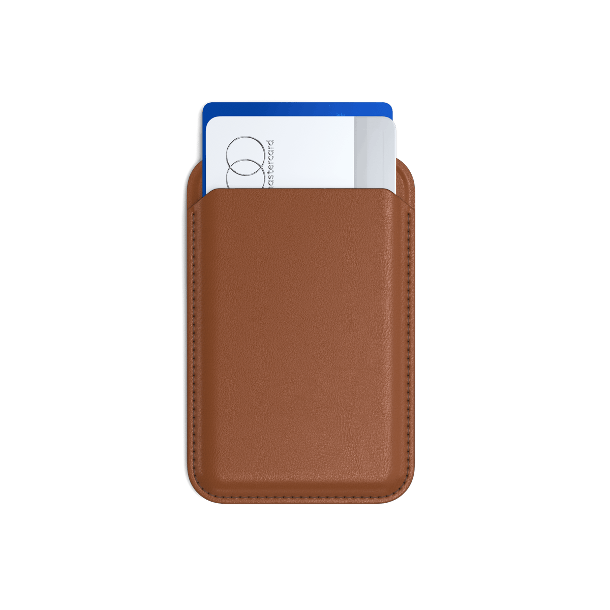 Vegan-Leather Magnetic Wallet Stand