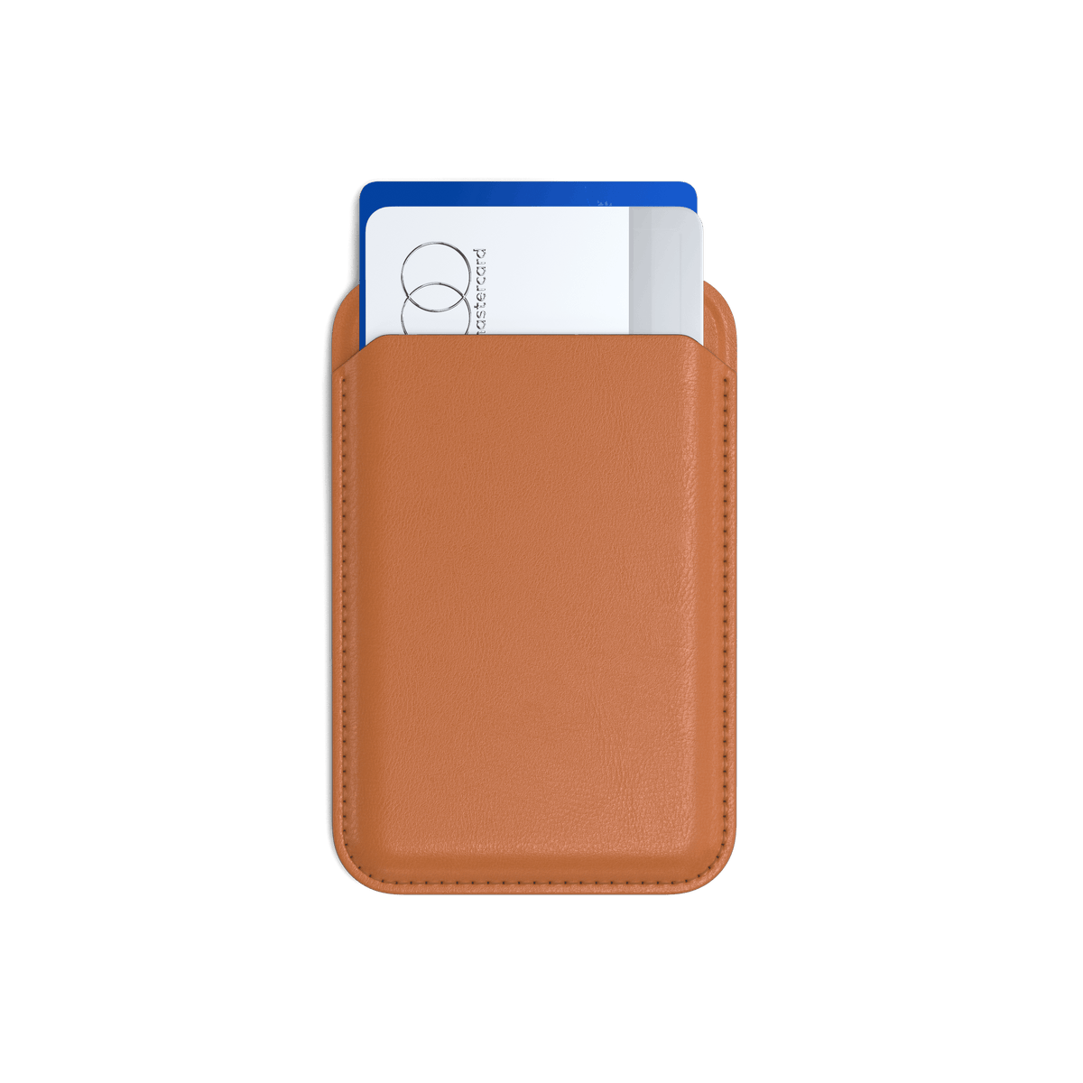 Vegan-Leather Magnetic Wallet Stand