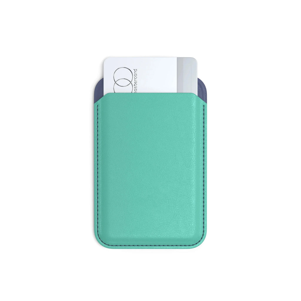 Vegan-Leather Magnetic Wallet Stand