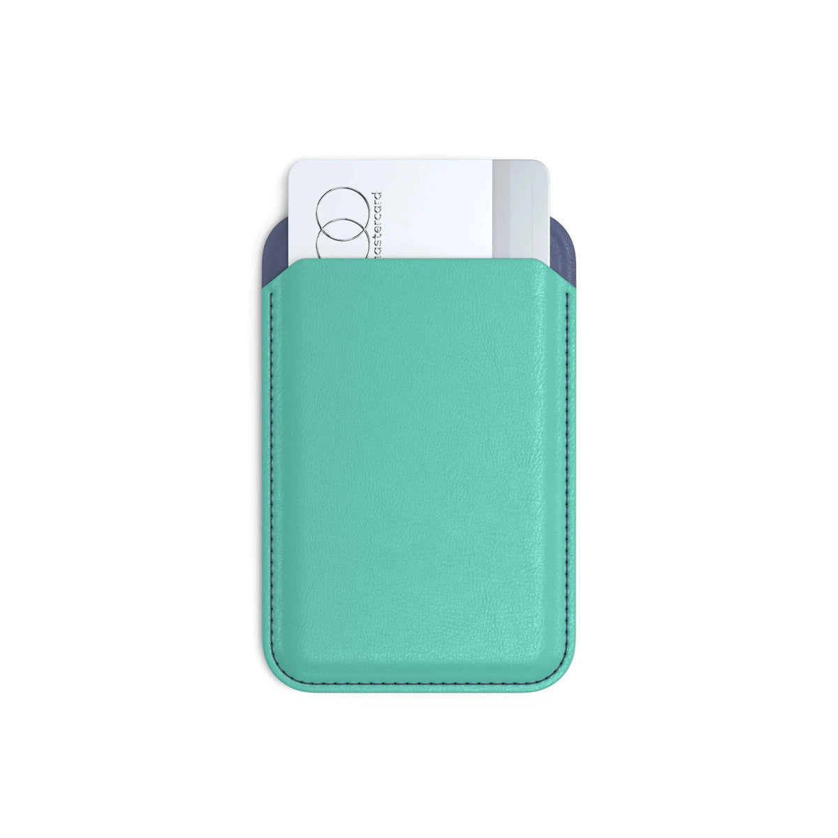 Vegan-Leather Magnetic Wallet Stand